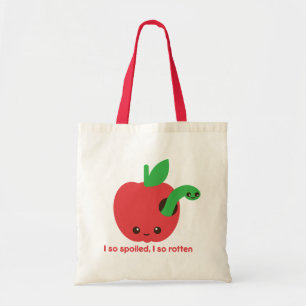 Tote Bag Kawaii Rotten Apple
