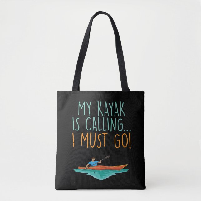 Tote Bag Kayaking Kayak cadeau (Devant)