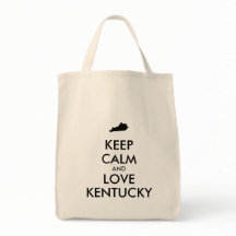 KEEP CALM et LOVE KENTUCKY personnalisables