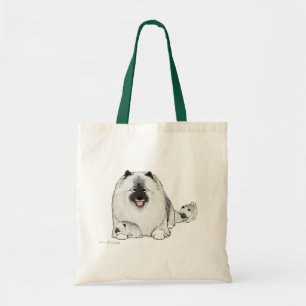 Tote Bag Keeshond avec des chiots
