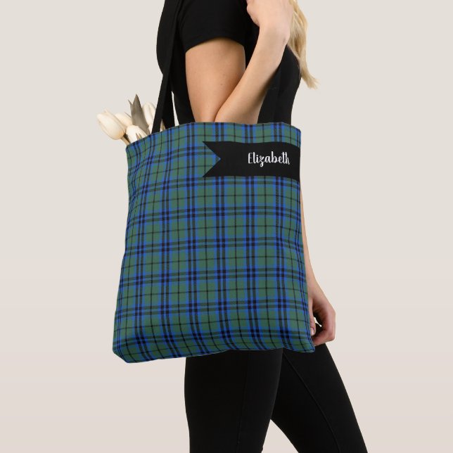 Tote Bag Keith Clan Scottish Tartan Plaid Motif (De près)