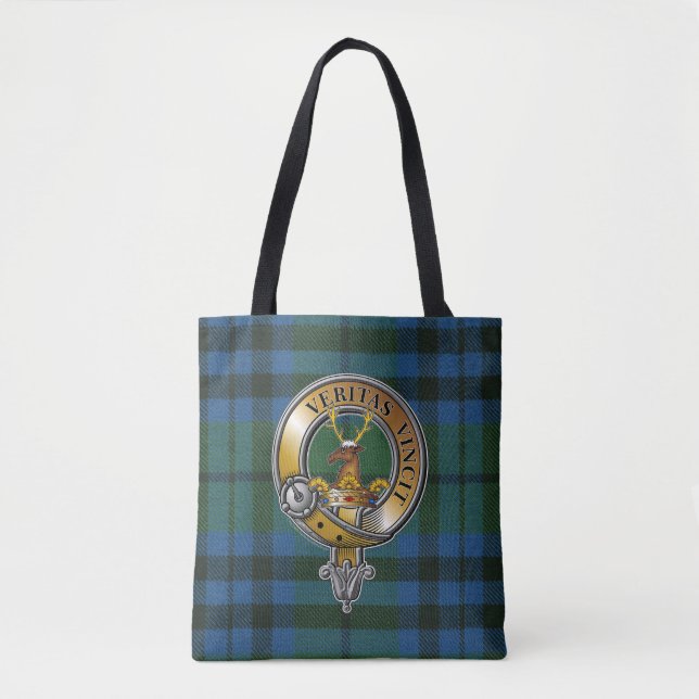 Tote Bag Keith Tartan & Badge (Devant)