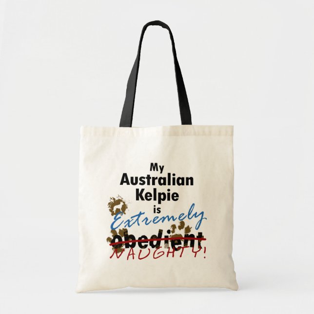 Tote Bag Kelpie australien extrêmement vilain (Devant)
