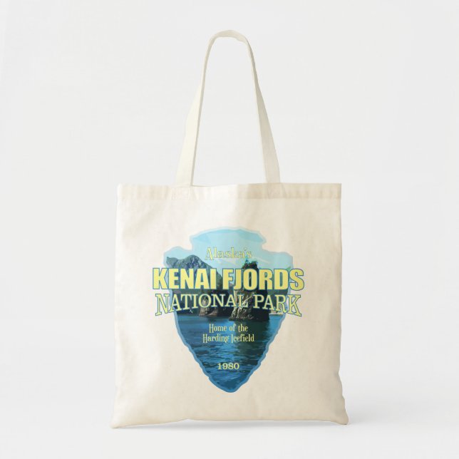 Tote Bag Kenai Fjords (flèche) (Devant)