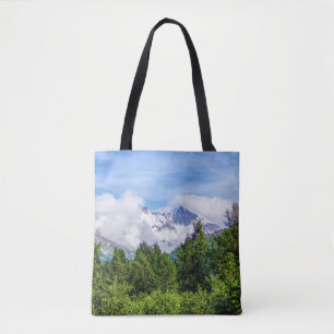Tote Bag Kenai Fjords Snowy Mountains