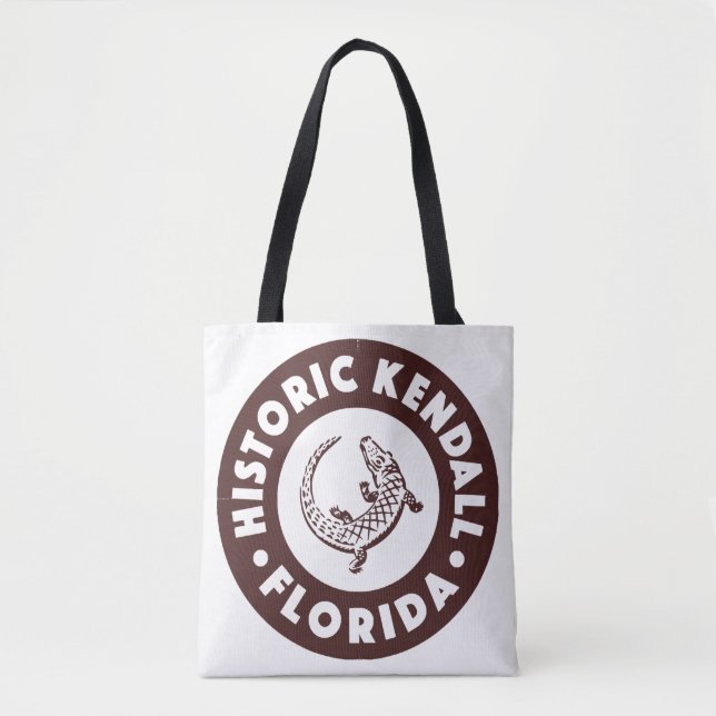Tote Bag Kendall Florida Circle - Brown (Devant)
