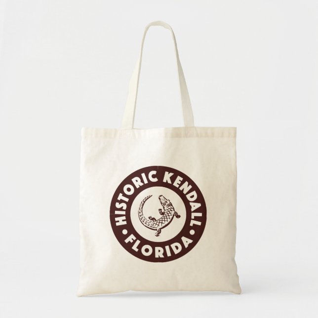 Tote Bag Kendall Floride Cercle - Marron  (Devant)