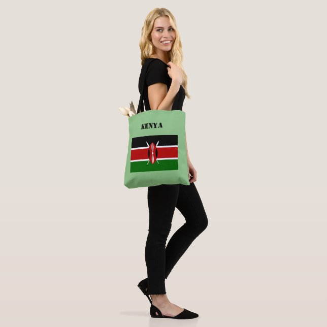 Tote Bag Kenya Drapeau Afrique (Sur le modèle)