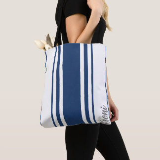 Tote Bag Keoni Minimalist Stripes Monogramme