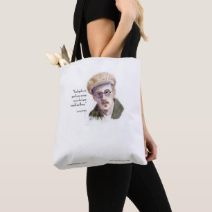 Tote Bag Kerr/London James Joyce & Citation "Dieu a parlé"