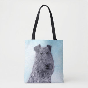 Tote Bag Kerry Blue Terrier peinture mignonne Chien d'origi