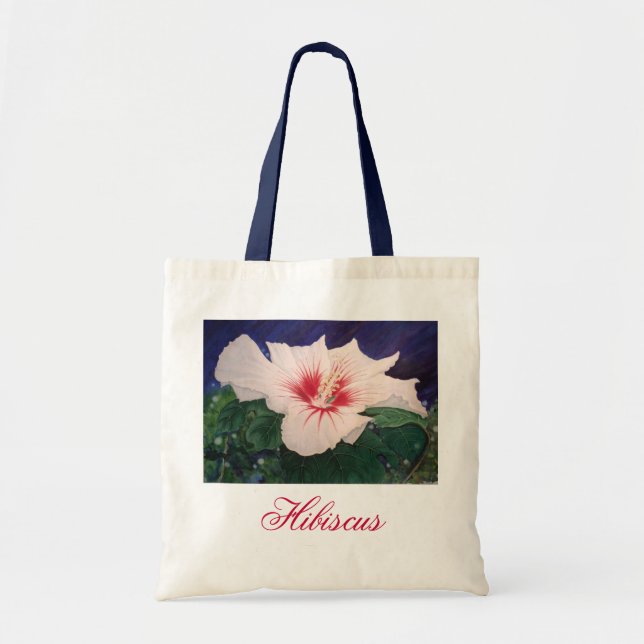 Tote Bag Ketmie blanche, ketmie (Devant)