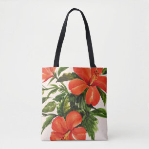 Tote Bag Ketmie rouge chaude