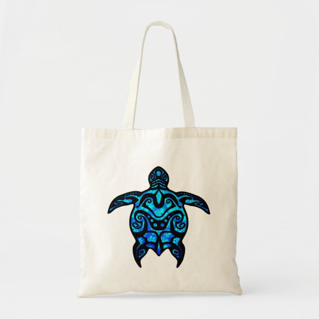 Tote Bag Ketmie tribale de tortue (Devant)