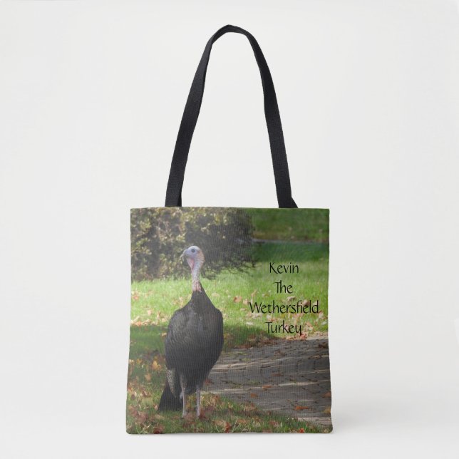 Tote Bag Kevin The Turkey - Old Wethersfield, CT (2 côtés) (Devant)