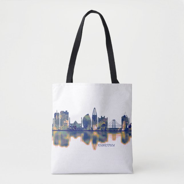 Tote Bag Khartoum Skyline (Devant)