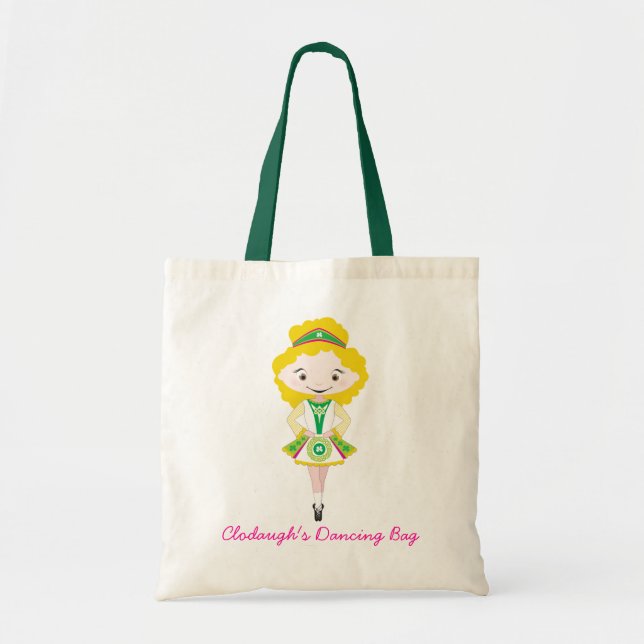 Tote Bag KIDLETS :: Danseur irlandais blonde (Devant)