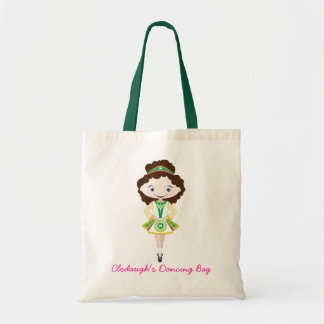 Tote Bag KIDLETS danseuse irlandaise dansant cheveux châtai
