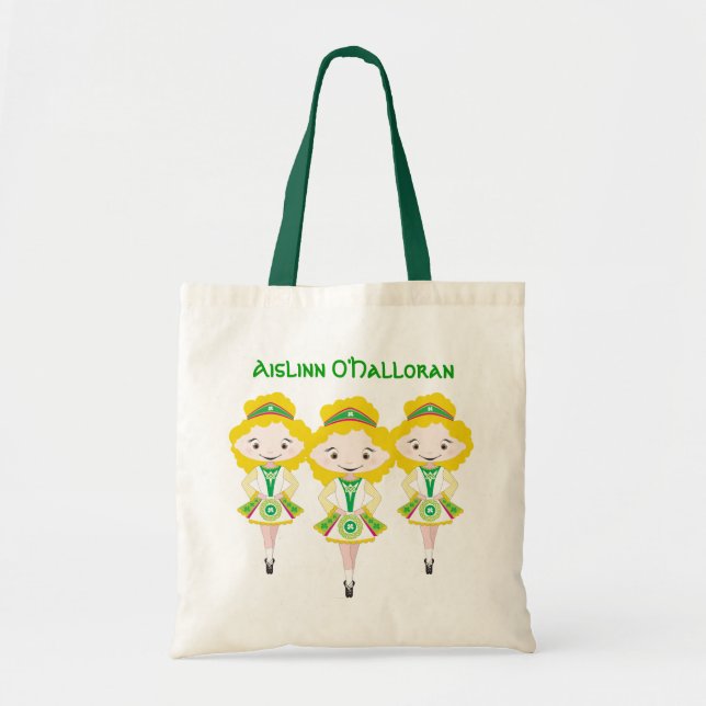 Tote Bag KIDLETS irish danseur école de danse blonde trio (Devant)