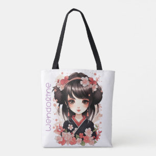 Tote Bag Kimono Girl