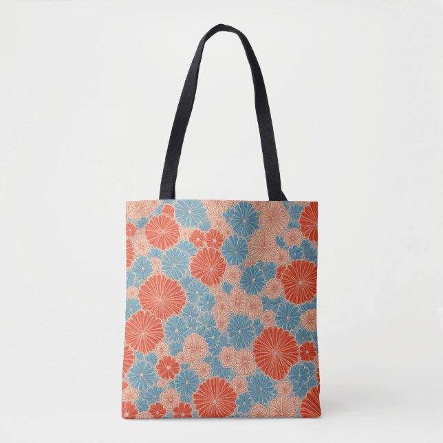 Tote Bag Kimono Rhythm : Un Motif de l'inspiration japonais (Devant)