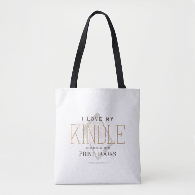 Tote Bag Kindle E-reader Love (Devant)