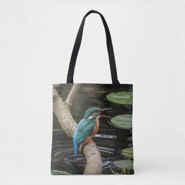 Tote Bag Kingfisher Bird (Devant)