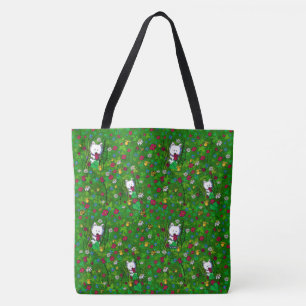 Tote Bag KiniArt Garden Westies All-Over Print