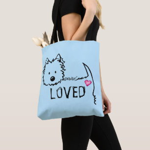 Tote Bag KiniArt Westie AIMÉ