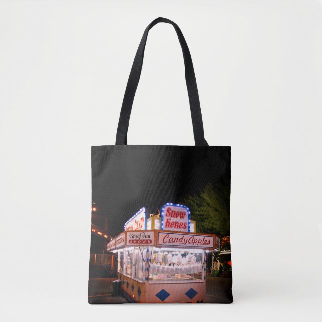 Tote Bag Kiosque de friandises de carnaval (Devant)