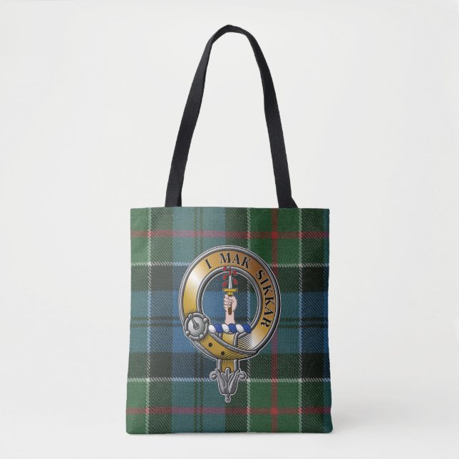 Tote Bag Kirkpatrick Tartan & Badge (Devant)