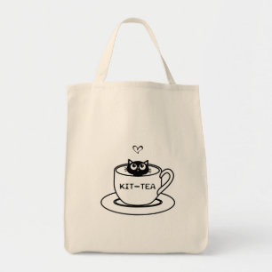 Tote Bag kit thé Conception amoureux des chats