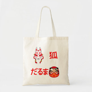 Tote Bag Kitsune et Daruma