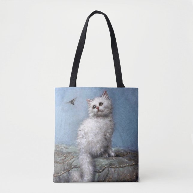 Tote Bag Kitten et Bee, Carl Kahler (Devant)