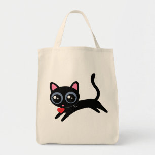 Tote Bag Kitty Chat Coeur Thief Mignonne Cadeau pour fille
