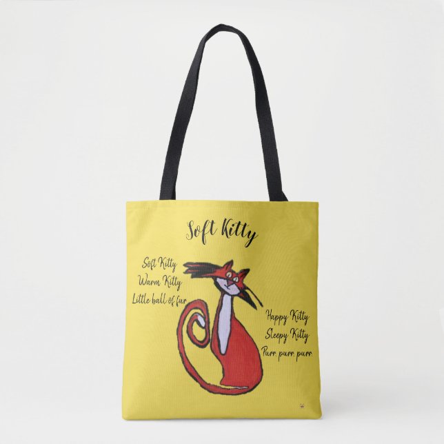 Tote Bag Kitty doux - chat - (Devant)