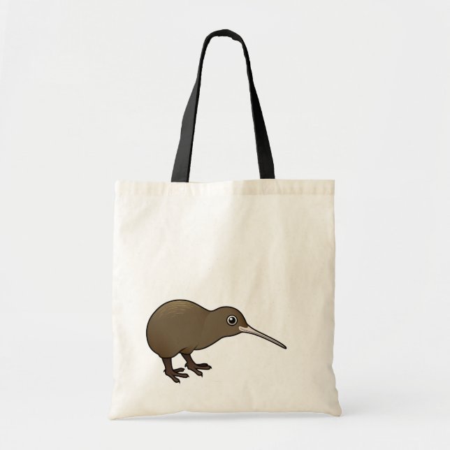 Tote Bag Kiwi Brown mignon de Nouvelle Zélande (Devant)