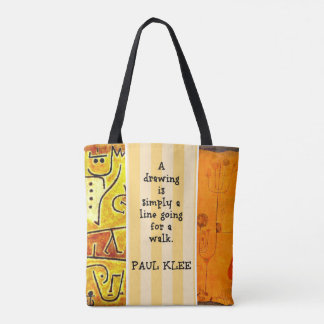 Tote Bag Klee - Citation et peintures