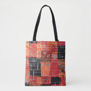 Tote Bag Klee - Configuration, art abstrait.