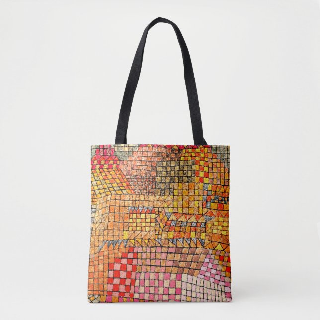 Tote Bag Klee - Town Castle Kr. (Devant)
