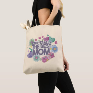 Tote Bag Knit-erally la meilleure maman