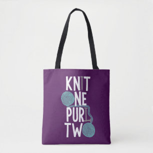Tote Bag Knit One Purl Deux Knitters