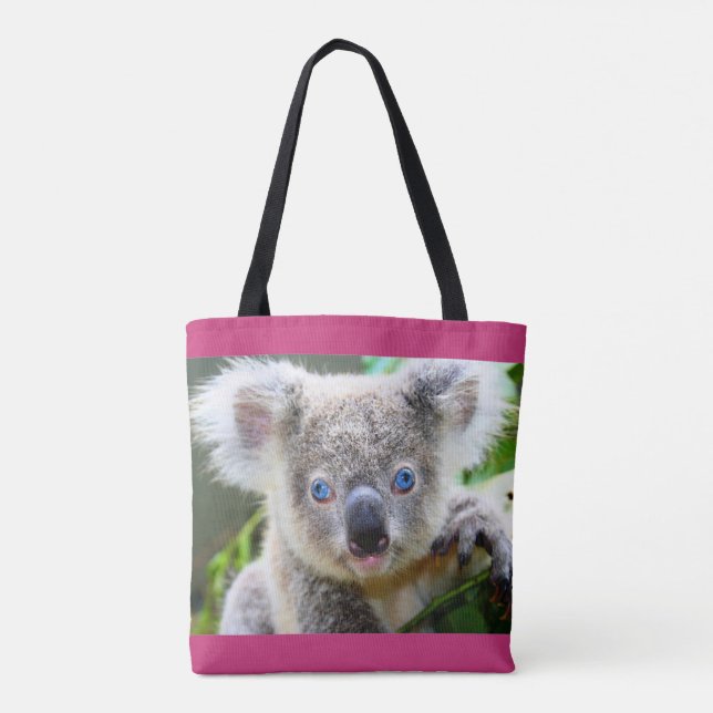 Tote Bag Koala aux yeux bleus (Dos)