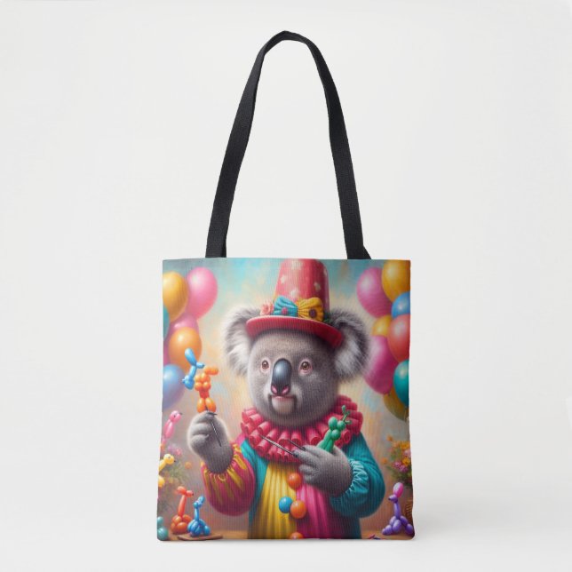 Tote Bag Koala Clown (Devant)