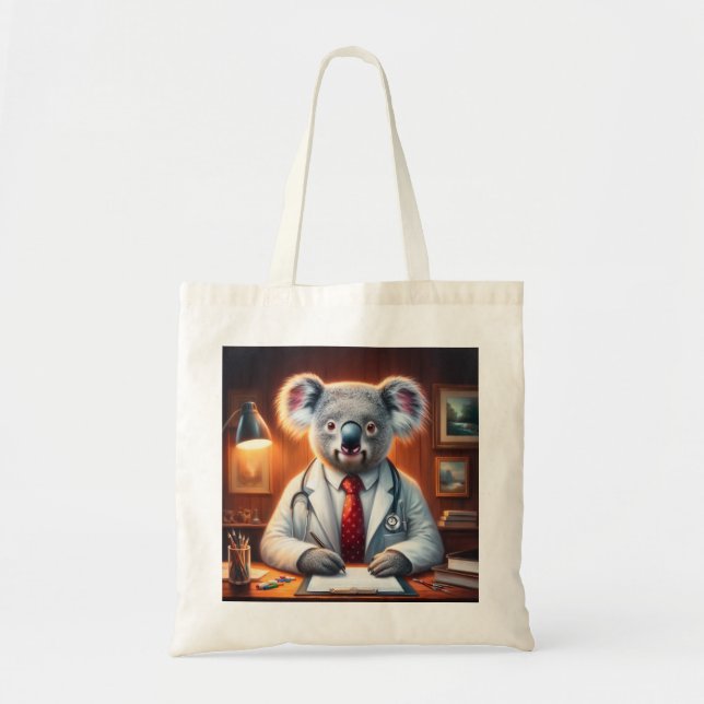 Tote Bag Koala Doctor (Devant)