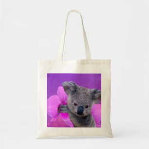 Tote Bag Koala et orchidées