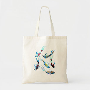 Tote Bag Koi aquarelle