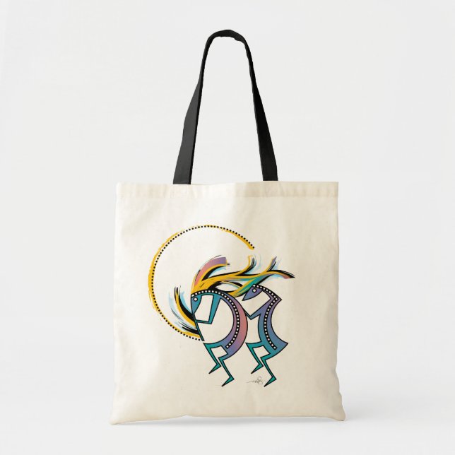 Tote Bag Kokopelli et Kokopelli Mana (Devant)