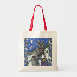 TOTE BAG KRAMPUS & ENFANTS NAUGHTY, HISTOIRE DE NOËL CRAYAN