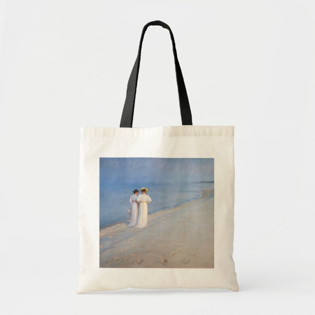 Tote Bag Kroyer - Soirée d'été sur Skagen Beach (Devant)